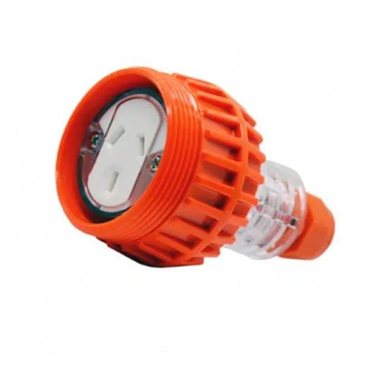 GSME Trader Buffalo Socket Extension Cord 250V 15A 3Pin Flat IP66 Grey Polycarbonate | BUEXSO315