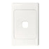 GSME Switch Cover Plate Flush Mount Standard 1 Gang Vertical White | COSWPV1G