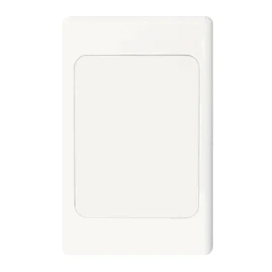 GSME Switch Cover Plate Flush Mount Standard Blank Vertical White | COSWPVXG