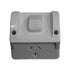 GSME GPO Switched Outlet Weatherproof Surface Mount Standard 1 Gang 15A 250V IP54 Grey | HPPP151G