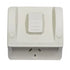 GSME GPO Switched Outlet Weatherproof Outdoor Standard 1 Gang 10A 250V IP54 Shallow Base Grey | HPPP1GS