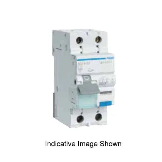 Hager Combination RCD Circuit Breaker RCBO 2Pole 16 Amp 230-240V AC 6 kA 2Module 36mm DIN Rail | ADA916T