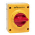 Katko Isolator Switch 3 Pole 25A Polycarbonate Yellow/Red Handle | KEM325YRM2