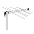 Fracarro TV Antenna Log Periodic VHF 6-12 Channel VHF 9dB Gain 65cm Boom Length Female Connector | LP3F