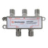 Matchmaster TV Splitter 4 Way 5-2400MHz 6.8dB Terrestrial 11dB SAT | 07MM-ES04
