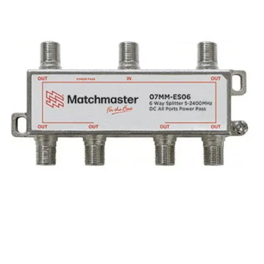 Matchmaster 6-Way Splitter 5-2400 MHz | 07MM-ES06