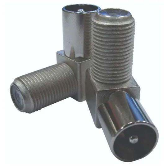 Matchmaster Right Angle Adaptor F Female to IEC Male 5 Pack | 08MM-A14-5P