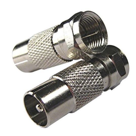 Matchmaster TV Cable Adaptor F Female to IEC (PAL)Male 20 Pack | 08MM-A2