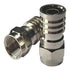 Matchmaster TV Cable Connector RG6 Crimp On F 100 Pack | 08MM-F6M