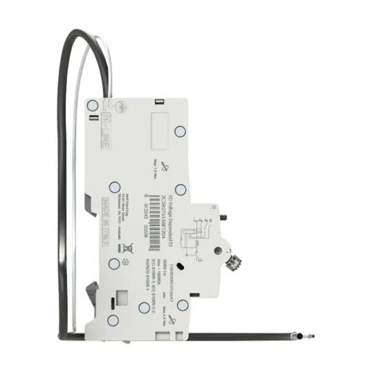NHP DIN-T RCBO Type A 240 VAC 10 Amp 10 kA 1 Pole + N 30 mA IP40 1 Module 17.5 mm | DTRL1030A