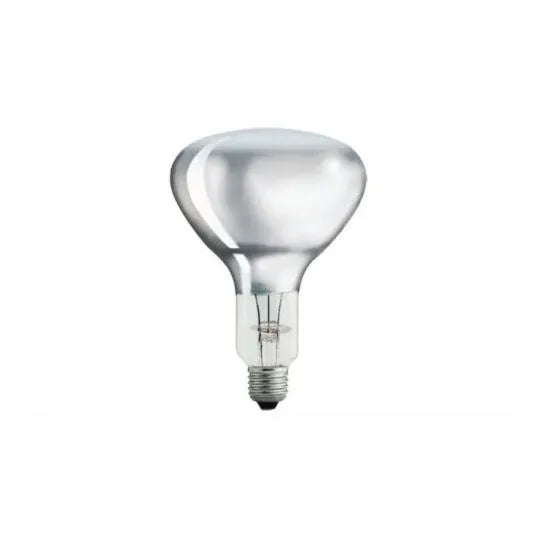 Philips Infrared Heat Lamp Incandescent 240 Volt 275W Clear E27 Edison Screw Base 5000hr 126.5mm Diameterx179mm Length | IR275W