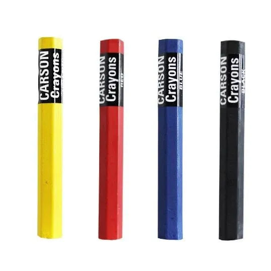 Carson Lumber Crayon No 3 Rough Surface 1112x13mm Blue 12 Pack | CAR3BLU