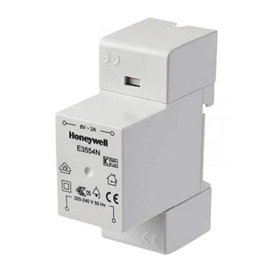 Honeywell Bell Transformer DIN/Surface Mount 8V 2A | HONE3554N
