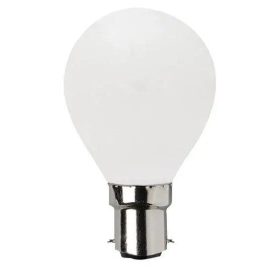 SAL LED Lamp Fancy Round Dimmable 4W 240V B22 Warm White 2700K 400 Lumens Opal | LFR27B22D
