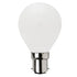 SAL LED Lamp Fancy Round Dimmable 4W 240V B15 Daylight 5000K 400 Lumens Opal | LFR50B15D