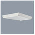 SAL Surface Mounted Frame Pressed Steel Base White Powder Coated F/LED Panels | S312FM