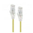 Serveredge UTP Network Cable Cat6 Ultra Slim RJ45-RJ45 28AWG LSZH Yellow 1.5m | C6S-1.5YEL