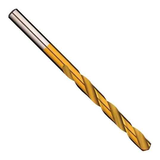 Alpha Jobber Drill Bit M2 HSS 8mm Work 75mm OAL 117mm TiN | C9LM080