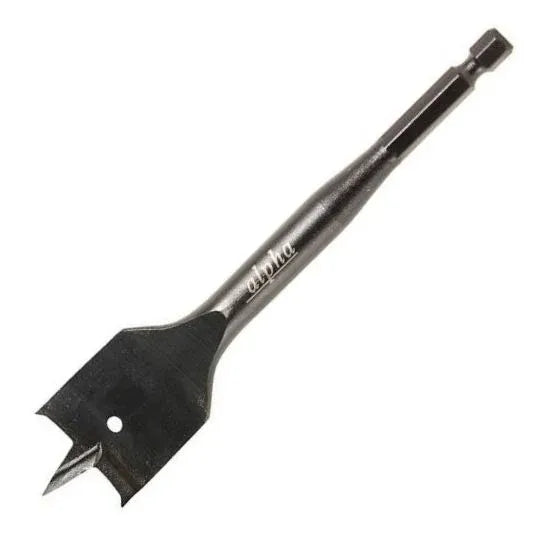 Alpha Spade Bit Hex Shank 25mm HSS Twist Groove | TS08-25