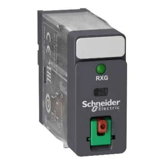 Schneider Interface Relay Plug-in 2CO 5A 24VDC 8 Pin Flat | RXG22BD