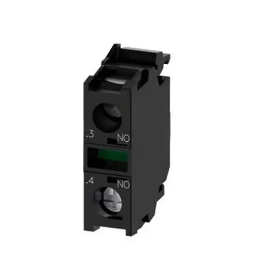 Siemens Contact Block Front Mount 10A 5-500VAC/DC 1NO IP20/IP40 Screw | 3SU14001AA101BA0