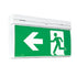 Stanilite Emergency Exit Luminaire Single Point Unit 3.2W LED Maintained Opal Acrylic White Quickfit Pictograph | PQFLEDP