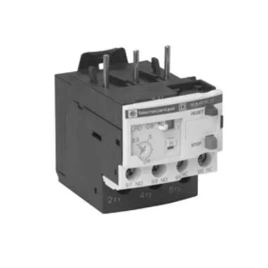 Schneider Thermal Overload Relay DIN Rail/Plate Mount 3 Pole 23-32A 690V 1NO-1NC Class 10A Blue Pushbutton IP20 | LRD-32