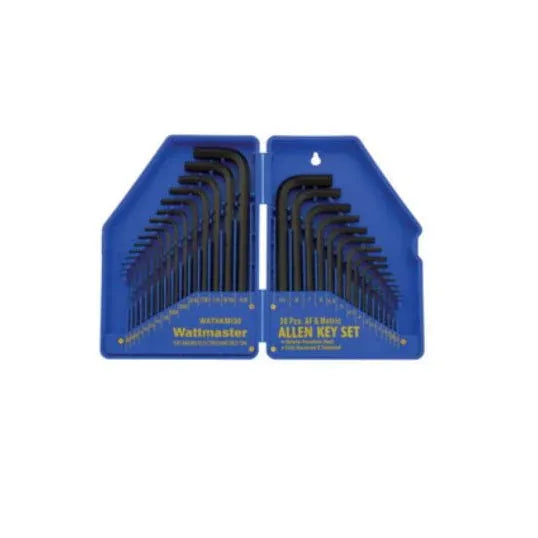 Wattmaster Allen Key Set Metric & Imperial 30 Piece | AKMI30