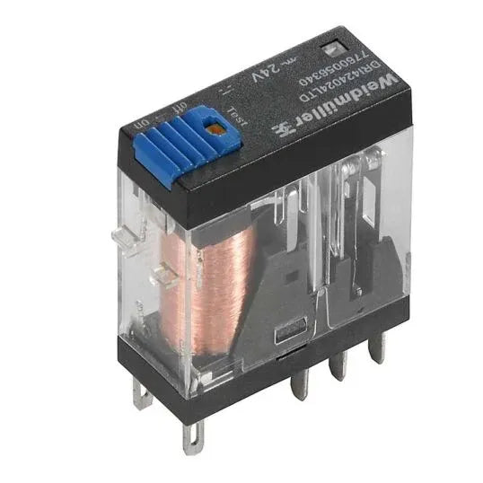 Weidmuller Klippon D Series DRI Relay 2CO 12VDC LED Test Lever Forward 5A | 7760056339