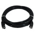 8ware CAT6A Cable 0.25m - Black Premium RJ45 Ethernet Network LAN UTP Patch Cord 26AWG CU Jacket