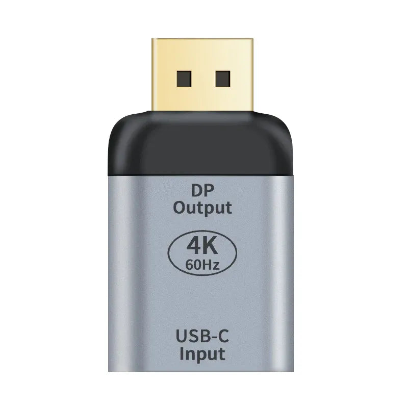 Astrotek USB-C to DP DisplayPort Female to Male Adapter support 4K@60Hz Aluminum shell Gold plating for Windows Android Mac OS