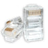 Astrotek RJ45 Jack Connector Modular Plug Crimp 8P8C CAT5e LAN Network Ethernet Head 2 Prong Blade 3u&