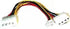8ware Power Splitter to Hard & FDD + Floppy drv 1x Molex (Female) to 2x Molex (Male) + 1x Floppy (Female) 30cm cable