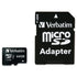 Verbatim 64GB Micro SDXC Card Class 10 UHS-I With Adaptor Up to 45MB/Sec 300X read speed