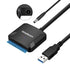 Simplecom SA236 USB 3.0 to SATA Adapter Cable Converter with Power Supply for 2.5&
