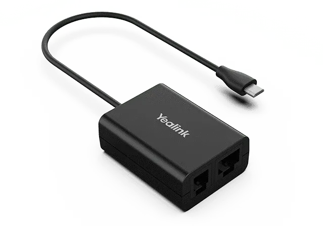 Yealink EHS60 WH6X DECT, Wireless Headset Adapter for WH6x Yealink headsets, USB, Plug And Play