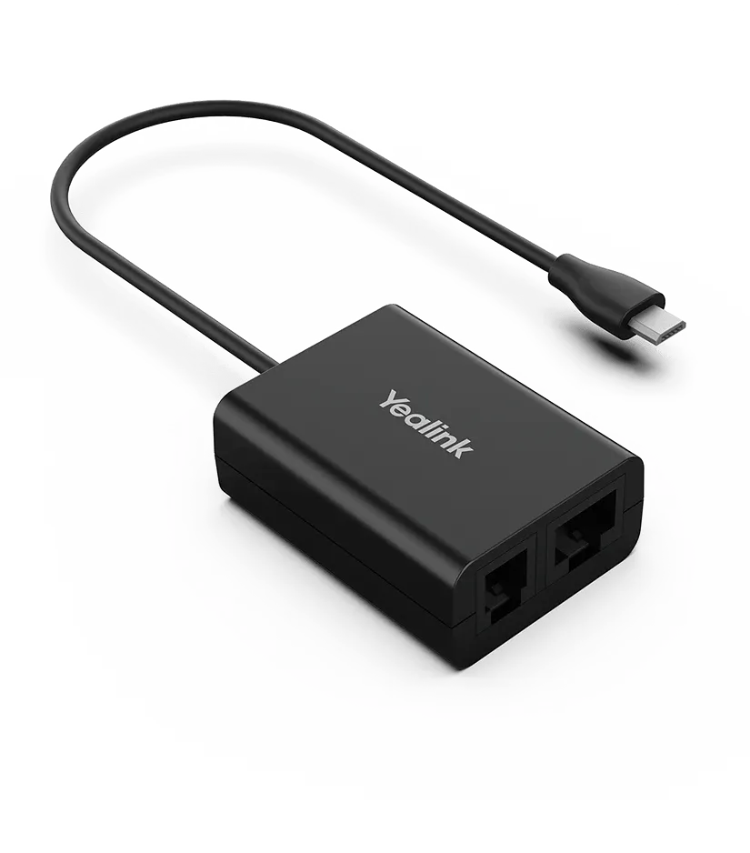 Yealink EHS61 Wireless Headset Adapter for WH62/3, Compatible with Unify/Mitel/Yealink T27G/29G/4xG