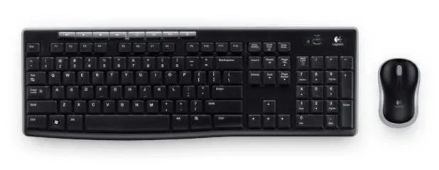 Logitech MK270R Wireless Keyboard and Mouse Combo 2.4GHz Wireless Compact Long Battery Life 8 Shortcut keys