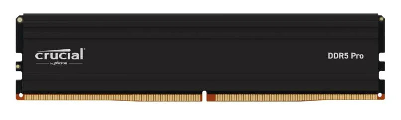 Crucial Pro 16GB (1x16GB) DDR5 UDIMM 5600MHz CL46 Black Heat Spreader Support Intel XMP AMD Ryzen Desktop PC Gaming Memory ~CT16G48C40U5 CT16G56C46U5