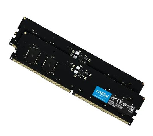 Crucial 32GB (2x16GB) DDR5 UDIMM 4800MHz CL40 Desktop PC Memory ~CT2K16G56C46U5