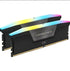 Corsair Vengeance RGB 16GB (2x8GB) DDR5 DRAM 5200MT/s CL40 Memory Kit — Black