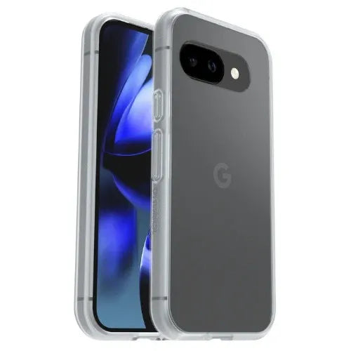 OtterBox React Google Pixel 9A 5G (6.3') Case Clear - (77-97761), Antimicrobial, DROP+ Military Standard, Hard Case, Soft Grip,7 Years Warranty