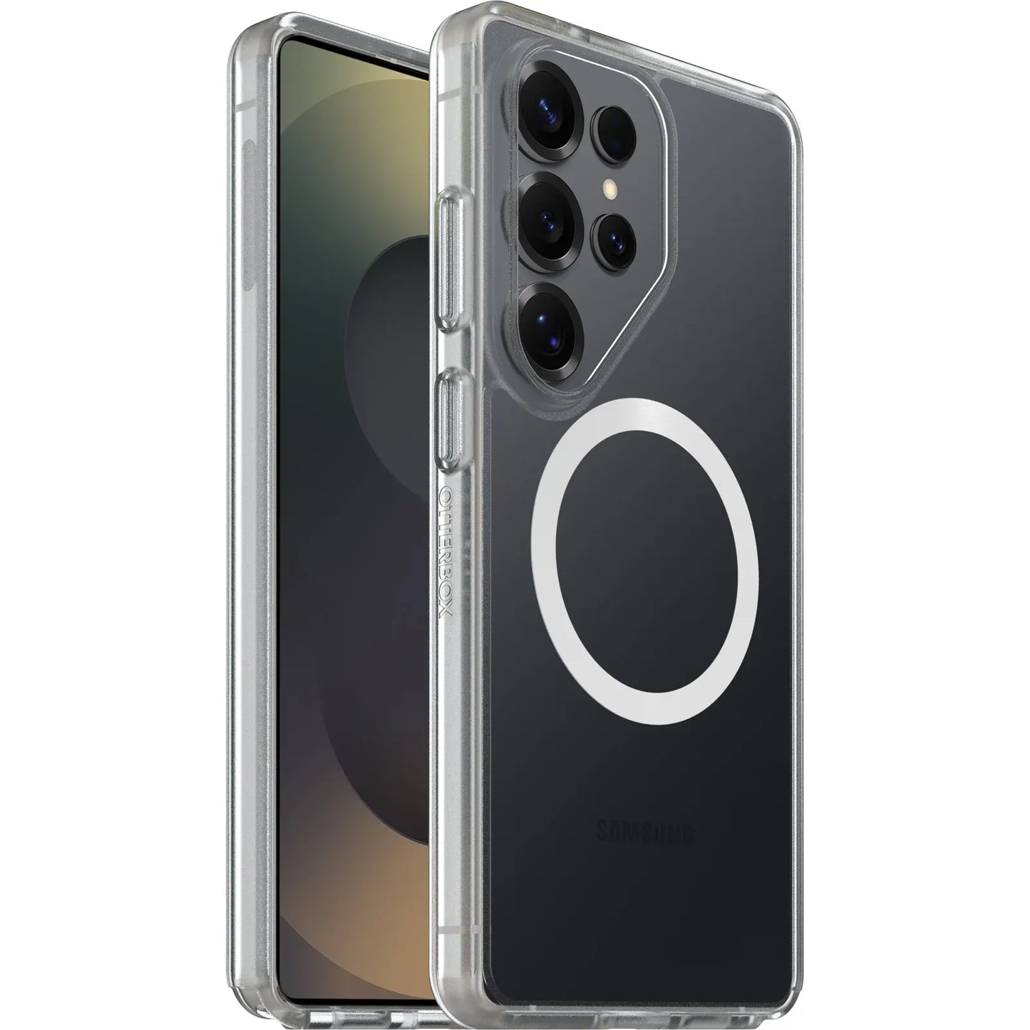OtterBox React Magnets Samsung Galaxy S26 Ultra 5G (6.9') Case Clear - (77-99943),DROP+ Military Standard,Raised Edges,7 Years Warranty
