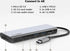 Belkin Connect USB-C 7-in-1 Multiport Hub Adapter - Space Grey (AVC009btSGY), 100W PD, 5 Gbps, 1x 4K HDMI, 2x USB-A, 1x USB-C, 1x SD, 2 Years Warranty