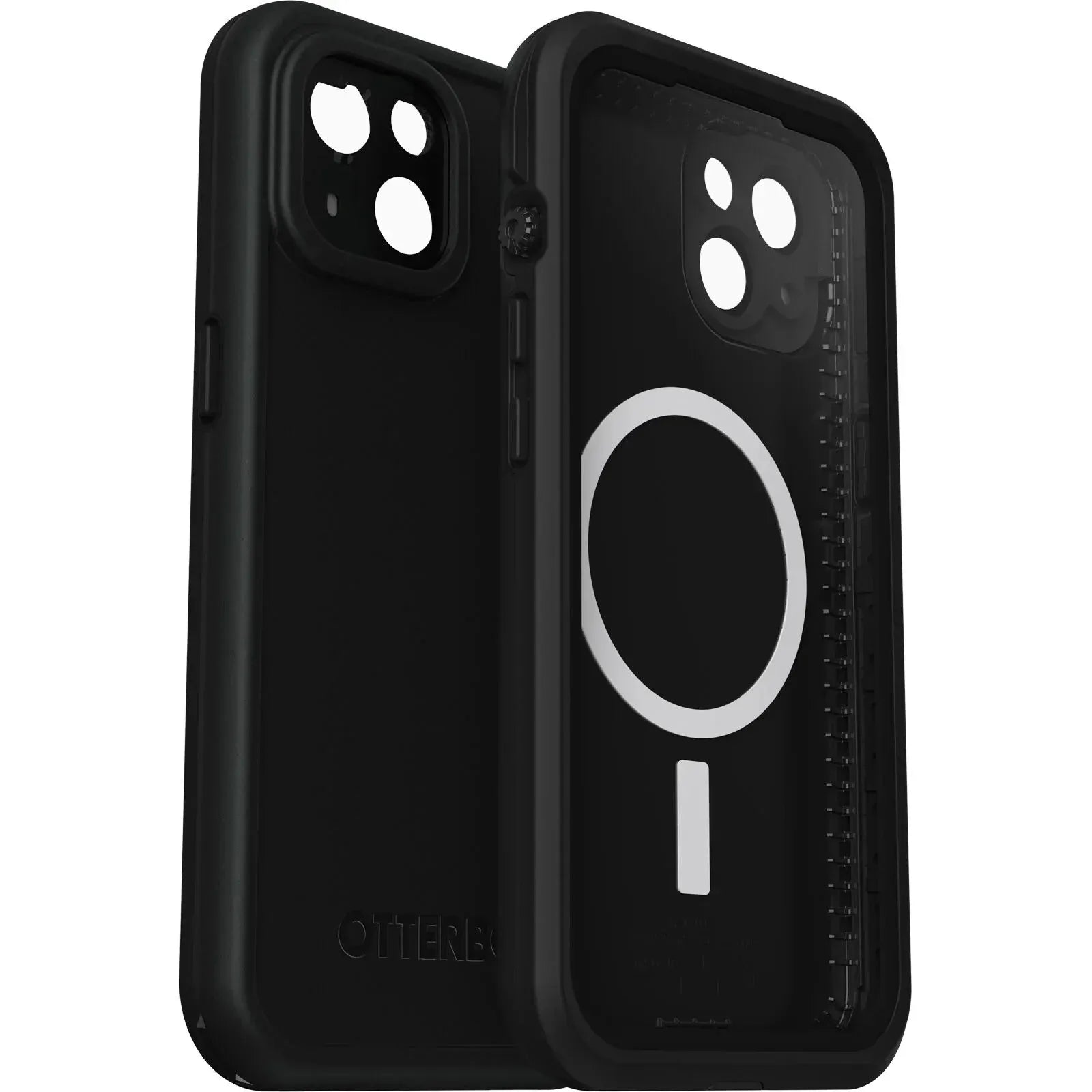OtterBox FRE Magsafe Apple iPhone 14 Case Black - (77-90178), DROP+ 5X Military Standard, 2M WaterProof, Built-In Screen Protector, 7 Years Warranty