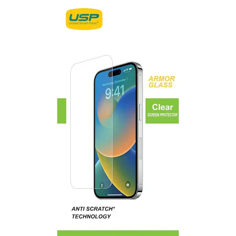 USP Samsung Galaxy S25 5G / Galaxy S24 5G (6.2') Armor Glass Screen Protector - 9H Hardness, Scratch-Resistance, 3 Years Warranty