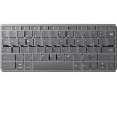 Lenovo Multi-Device Wireless Keyboard - (ZG38C05811), Connect upto 3 devices, Convenient & Comfort typing, Flexible connectivity, 1 Year Warranty