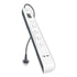 Belkin SurgePlus 4-Outlet 2-Meter Surge Protection Strip With Two (2.4) Amp USB Charging Ports - White (BSV401au2M), 2M Power Cord, 2 Years Warranty