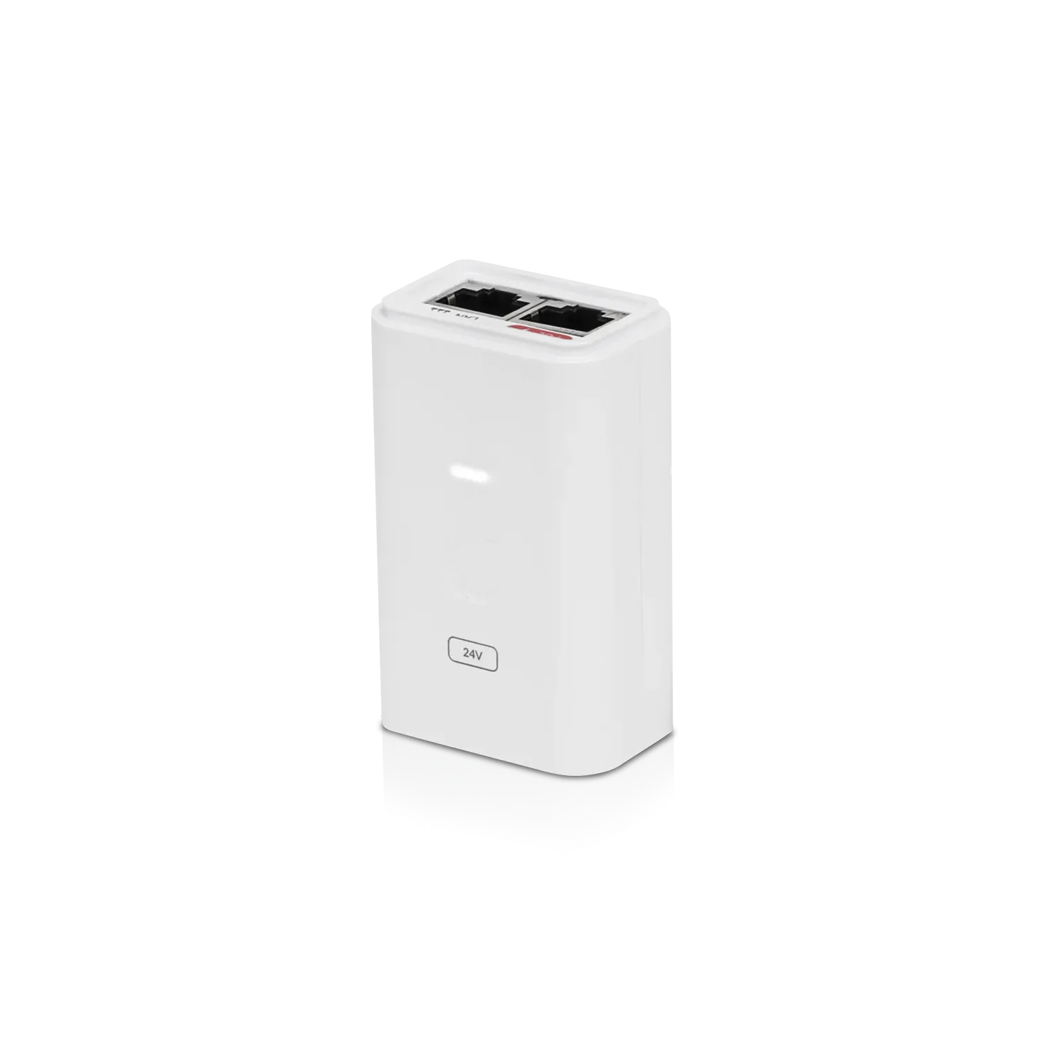Ubiquiti POE Injector, 24VDC, 24W, Gigabit Ethernet, ESD protection & LED, Surge and Clamping Protection,Maximum Surge Discharge