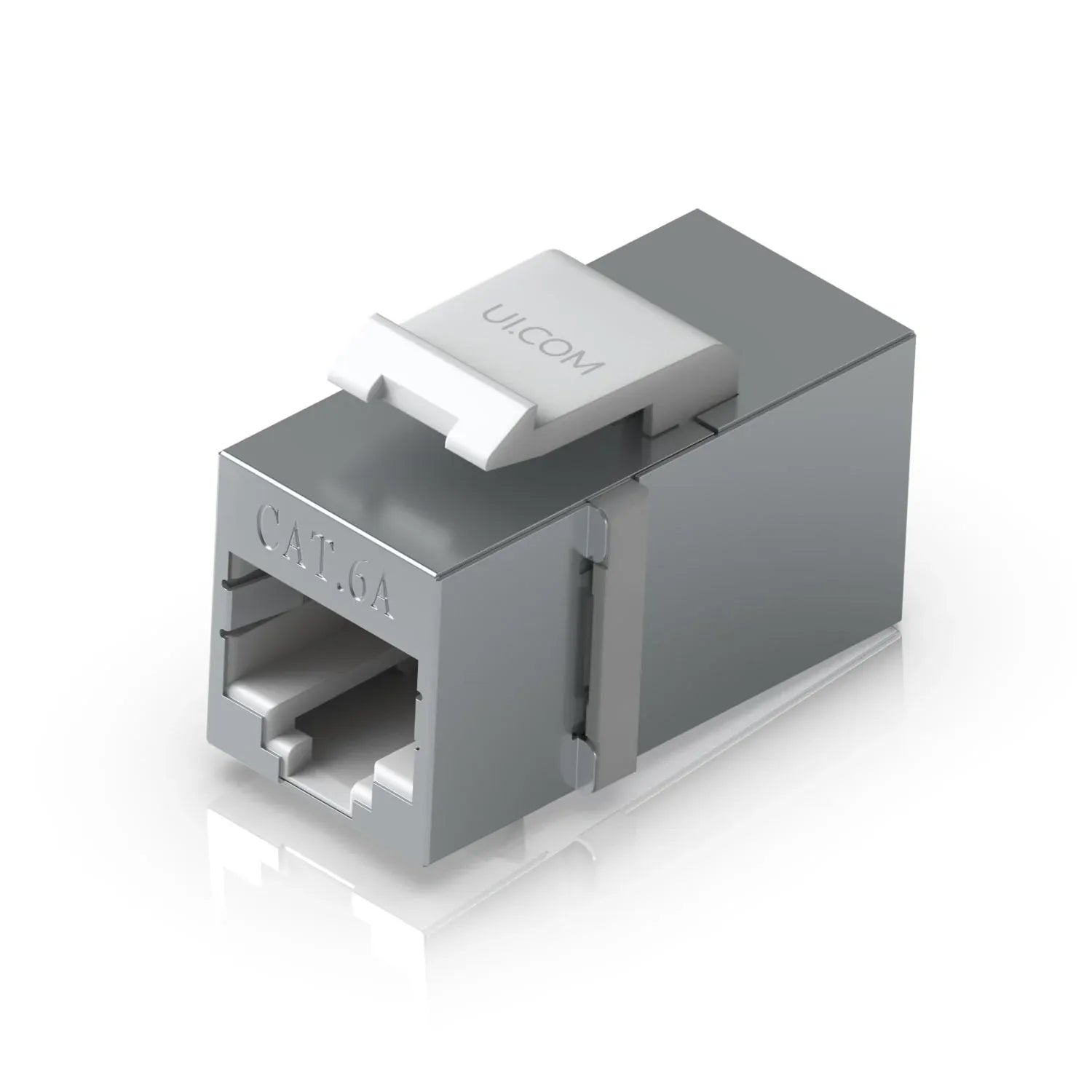 Ubiquiti Pass-through Cat6A Keystone Coupler, 12-Pack, For Connecting Pre-terminated Ethernet Cables Seamlessly